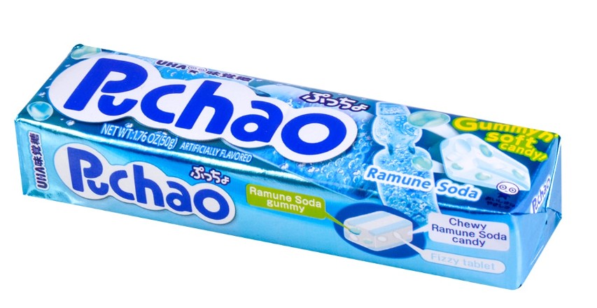 Uha Ramune Soda Puchao Jelly Gummy Candy Soft Candy - 1.76oz