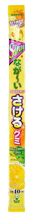 Uha Sour Lemon UHA Sakeru Long Gummy Candy - 1.06oz