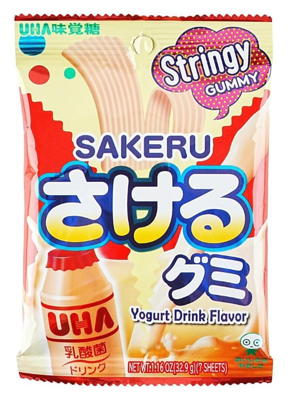 Uha Yogurt Sakeru Jelly Gummy Candy - 1.16oz