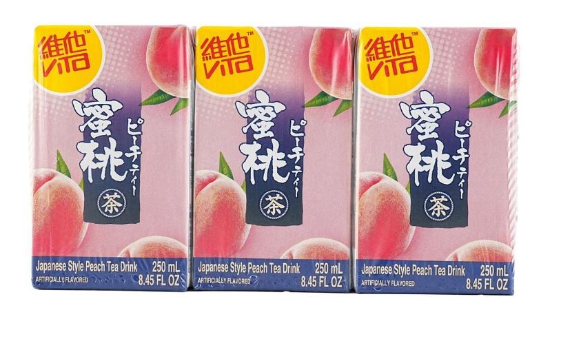 Vitasoy Japanese peach tea - 6 count - 8.45 fl oz