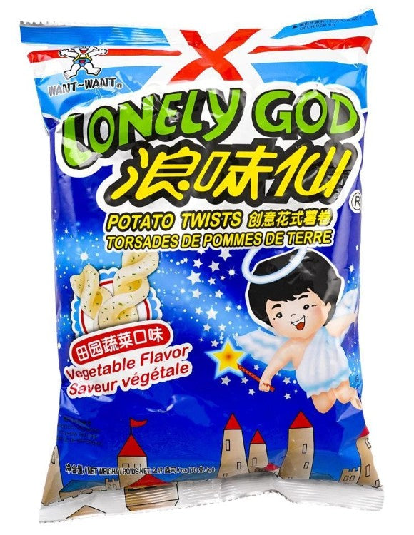 Want Want Vegetable Potato Twists - 2.47oz