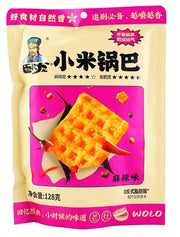 Wolong Spicy Chili Millet Rice Cracker - 4.51oz